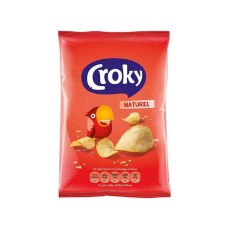 Croky Chips Naturel Smaak Doos 20 uitdeelzakjes 40 gram